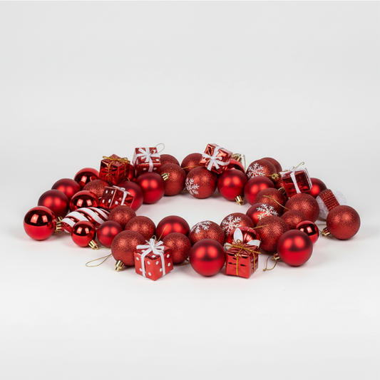 Scarlet Étoile Ornaments Set